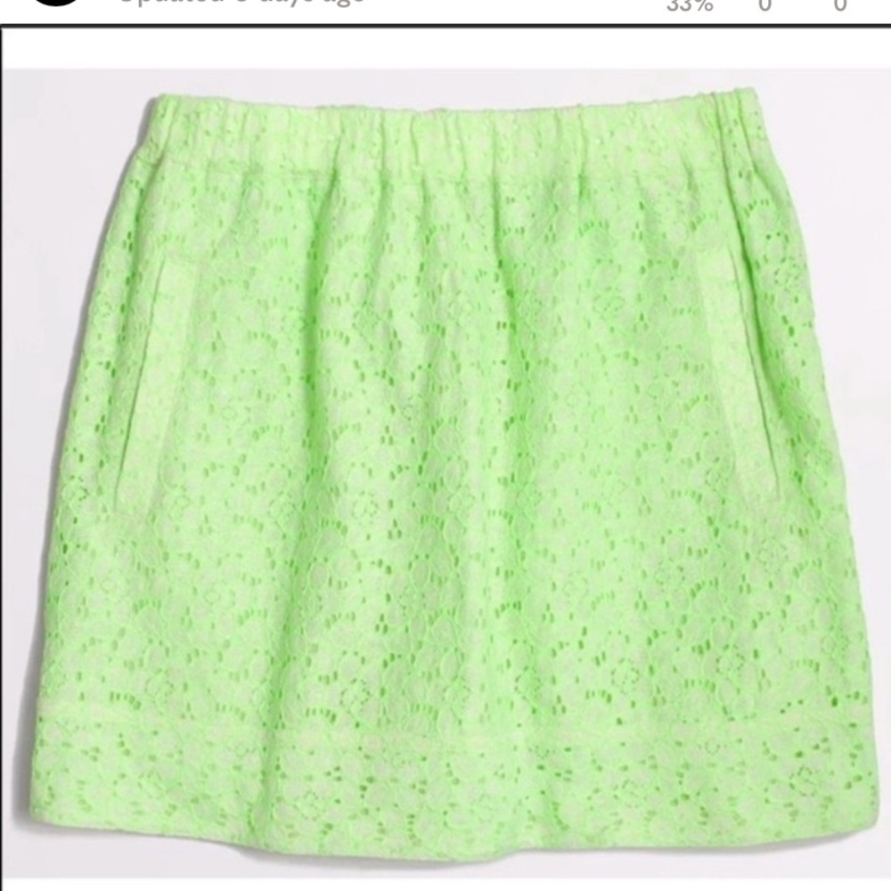 JCrew Factory Lime Green Mini